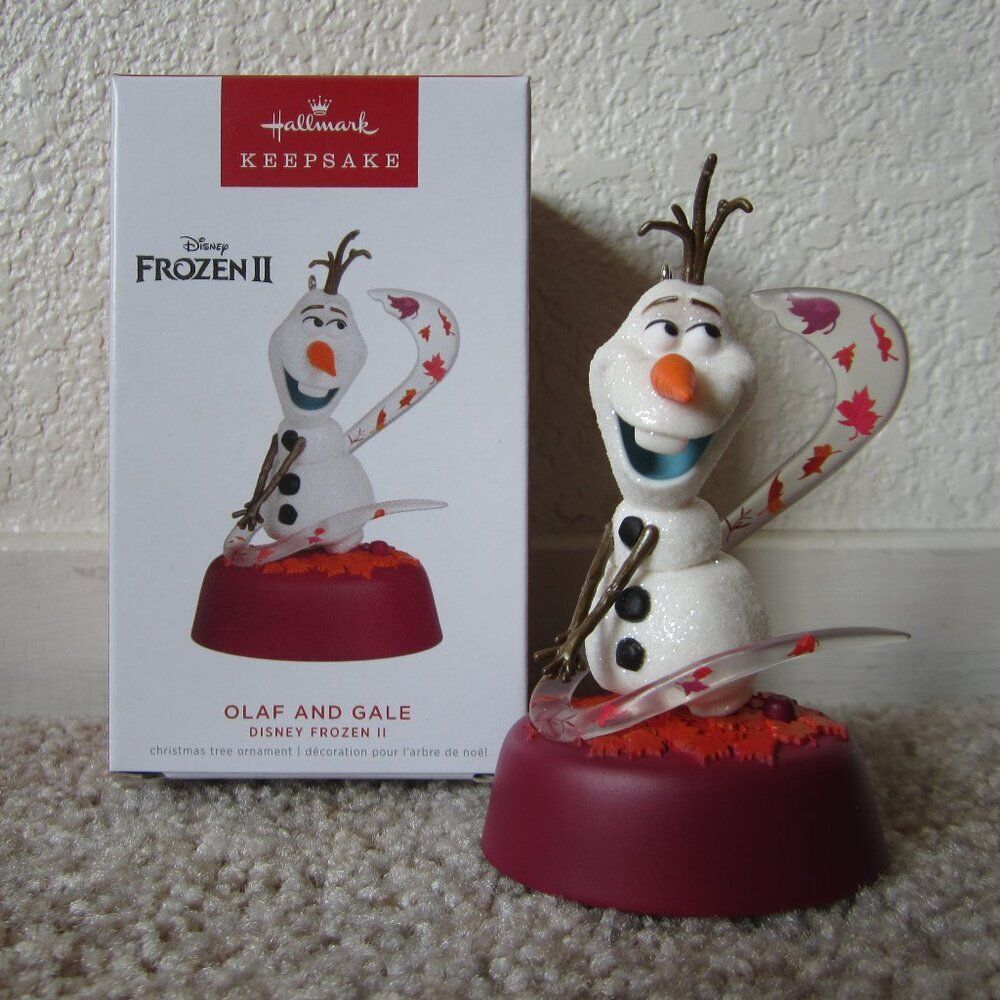 Olaf and Gale Disney Frozen II 2022 Hallmark ornament w/ magic sound